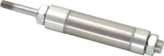 Norgren - 2" Stroke x 1-1/4" Bore Double Acting Air Cylinder - 1/8 Port, 7/16-20 Rod Thread - Caliber Tooling