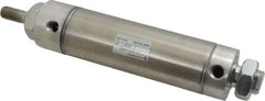 Norgren - 3" Stroke x 1-1/2" Bore Double Acting Air Cylinder - 1/8 Port, 7/16-20 Rod Thread - Caliber Tooling