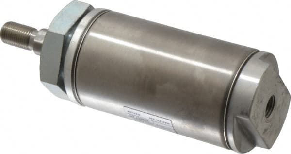 Norgren - 1" Stroke x 2" Bore Single Acting Air Cylinder - 1/4 Port, 1/2-20 Rod Thread - Caliber Tooling