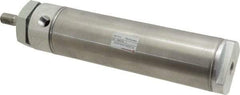 Norgren - 5" Stroke x 2" Bore Double Acting Air Cylinder - 1/4 Port, 1/2-20 Rod Thread - Caliber Tooling