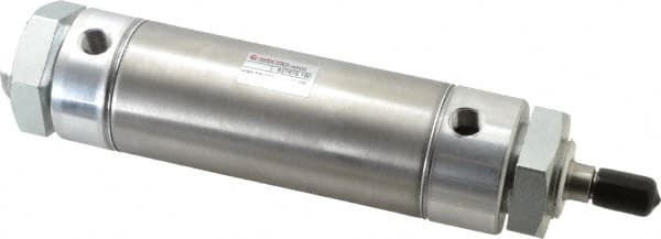 Norgren - 3" Stroke x 2" Bore Double Acting Air Cylinder - 1/4 Port, 1/2-20 Rod Thread - Caliber Tooling