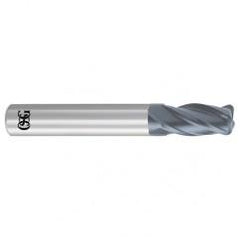 3/8 x 3/8 x 1 x 2-1/2 4Fl .045 C/R Carbide End Mill - WXL - Caliber Tooling