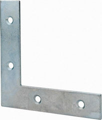 Value Collection - 4" Long x 0.870" Wide, Steel, Corner Brace - Zinc Plated - Caliber Tooling