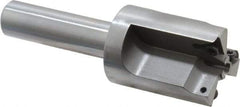 Everede Tool - 1-1/8 Inch Diameter, Interchangeable Pilot, Straight 1/2 Inch Shank Diameter, 3 Insert, Indexable Counterbore - 3.2 Inch Overall Length, TPGH 215 Insert, 3/16 Inch Pilot Hole Diameter Compatibility - Caliber Tooling