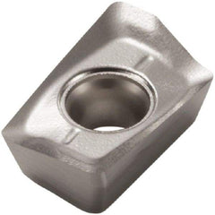 Seco - XOEX060202 E03 Grade H15 Carbide Milling Insert - Uncoated, 0.096" Thick, 0.008" Corner Radius - Caliber Tooling