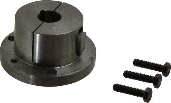 Browning - 7/8" Bore, 3/16" Wide Keyway, 3/32" Deep Keyway, B Sprocket Bushing - 2.557 to 2-5/8" Outside Diam, For Use with B5V Sheaves - Caliber Tooling