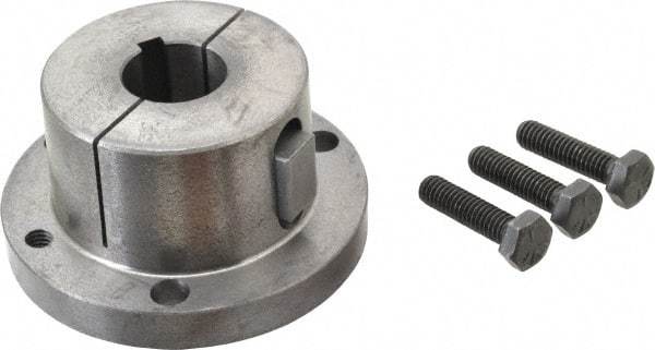 Browning - 1" Bore, 1/4" Wide Keyway, 1/8" Deep Keyway, B Sprocket Bushing - 2.557 to 2-5/8" Outside Diam, For Use with B5V Sheaves - Caliber Tooling