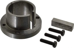 Browning - 2-1/8" Bore, 1/2" Wide Keyway, 1/4" Deep Keyway, B Sprocket Bushing - 2.557 to 2-5/8" Outside Diam, For Use with B5V Sheaves - Caliber Tooling