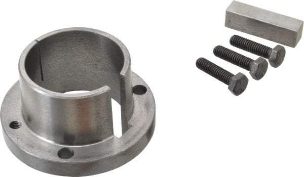 Browning - 2-1/4" Bore, 1/2" Wide Keyway, 1/4" Deep Keyway, B Sprocket Bushing - 2.557 to 2-5/8" Outside Diam, For Use with B5V Sheaves - Caliber Tooling