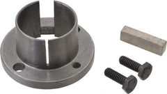 Browning - 1-7/16" Bore, 3/8" Wide Keyway, 3/16" Deep Keyway, H Sprocket Bushing - 1.57 to 1-5/8" Outside Diam, For Use with Split Taper Sprockets & Sheaves - Caliber Tooling