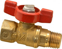 Legend Valve - 1/4" Pipe, Brass Miniature Ball Valve - Caliber Tooling