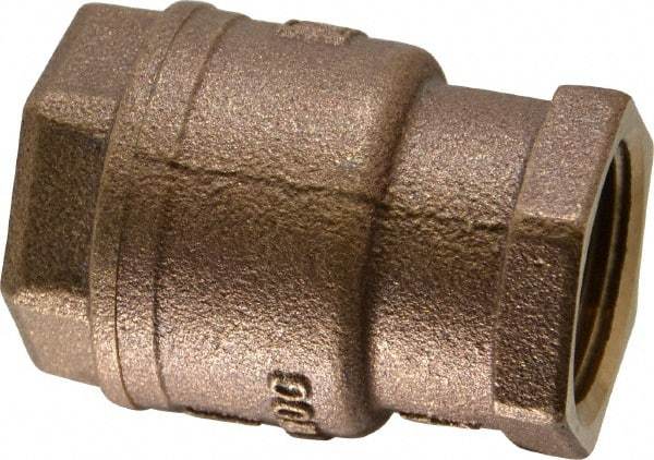 Legend Valve - 1" Bronze Check Valve - Inline, FNPT x FNPT, 250 WOG - Caliber Tooling