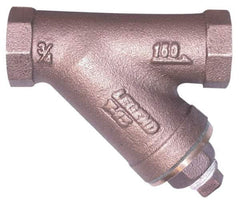 Legend Valve - 1" Pipe, Female NPT Ends, Lead Free Brass Y-Strainer - 2 psi Pressure Rating, 300 psi WOG Rating, 150 psi WSP Rating - Caliber Tooling