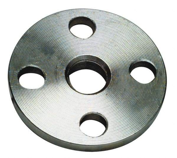 Merit Brass - 1" Pipe, 4-1/4" OD, Stainless Steel, Slip On Pipe Flange - 3-1/8" Across Bolt Hole Centers, 5/8" Bolt Hole, 150 psi, Grade 304 - Caliber Tooling