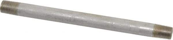 Merit Brass - Schedule 40, 1/8" Pipe x 5" Long, Grade 304/304L Stainless Steel Pipe Nipple - Welded & Threaded - Caliber Tooling