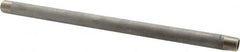 Merit Brass - Schedule 40, 3/8" Pipe x 12" Long, Grade 304/304L Stainless Steel Pipe Nipple - Welded & Threaded - Caliber Tooling