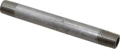 Merit Brass - Schedule 40, 1/4" Pipe x 4-1/2" Long, Grade 316/316L Stainless Steel Pipe Nipple - Welded & Threaded - Caliber Tooling