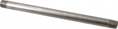 Merit Brass - Schedule 40, 3/8" Pipe x 10" Long, Grade 316/316L Stainless Steel Pipe Nipple - Welded & Threaded - Caliber Tooling