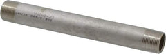 Merit Brass - Schedule 40, 3/4" Pipe x 8" Long, Grade 316/316L Stainless Steel Pipe Nipple - Welded & Threaded - Caliber Tooling