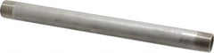 Merit Brass - Schedule 40, 3/4" Pipe x 12" Long, Grade 316/316L Stainless Steel Pipe Nipple - Welded & Threaded - Caliber Tooling