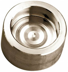 Merit Brass - 1/2" Grade 304 Stainless Steel Pipe End Cap - Socket Weld End Connections, 3,000 psi - Caliber Tooling