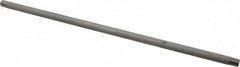 Merit Brass - Schedule 40, 1/4" Pipe x 18" Long, Grade 304/304L Stainless Steel Pipe Nipple - Welded & Threaded - Caliber Tooling