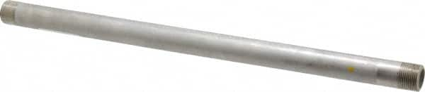 Merit Brass - Schedule 40, 3/4" Pipe x 18" Long, Grade 316/316L Stainless Steel Pipe Nipple - Welded & Threaded - Caliber Tooling