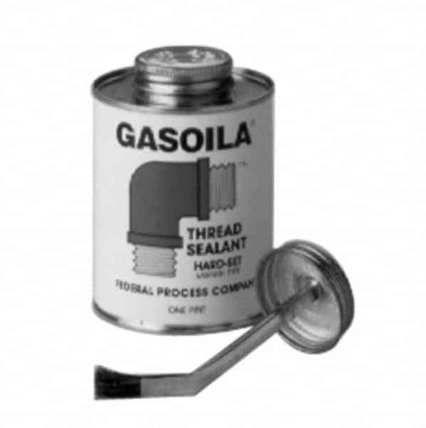 Federal Process - 1 Qt Flat Top Can Red Federal Gasoila Hard-Set - 350°F Max Working Temp - Caliber Tooling