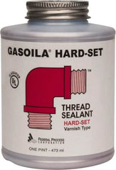 Federal Process - 1 Pt Brush Top Can Red Federal Gasoila Hard-Set - 350°F Max Working Temp - Caliber Tooling