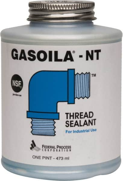 Federal Process - 1 Pt Brush Top Can Dark Blue Federal Gasoila-NT - 400°F Max Working Temp - Caliber Tooling