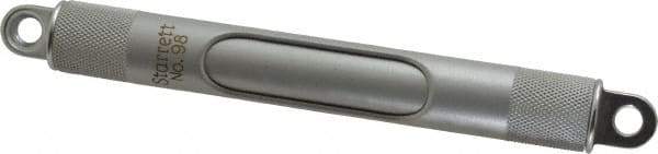 Starrett - 8" Long x 3/4" Wide, Level Replacement Tube and Plug - Black, Use With 98-8 Machinists' Levels - Caliber Tooling