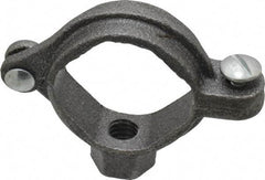 Value Collection - 1" Pipe, 3/8" Rod, Extension Split Pipe Clamp - 180 Lb Capacity, Malleable Iron - Caliber Tooling