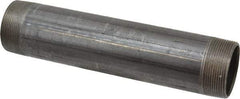 Made in USA - Schedule 40, 2" Diam x 10" Long Steel Black Pipe Nipple - Threaded - Caliber Tooling