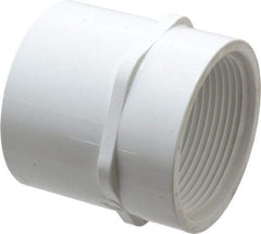 Value Collection - 2-1/2" PVC Plastic Pipe Female Adapter - Schedule 40, Slip x FIPT End Connections - Caliber Tooling