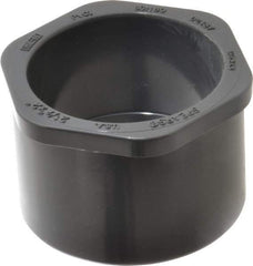 Value Collection - 2-1/2 x 2" PVC Plastic Pipe Bushing - Schedule 80, Spig x Slip End Connections - Caliber Tooling