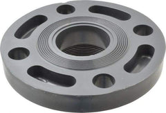 Value Collection - 2" PVC Plastic Pipe Flange (One Piece) - Schedule 80, FIPT End Connections - Caliber Tooling