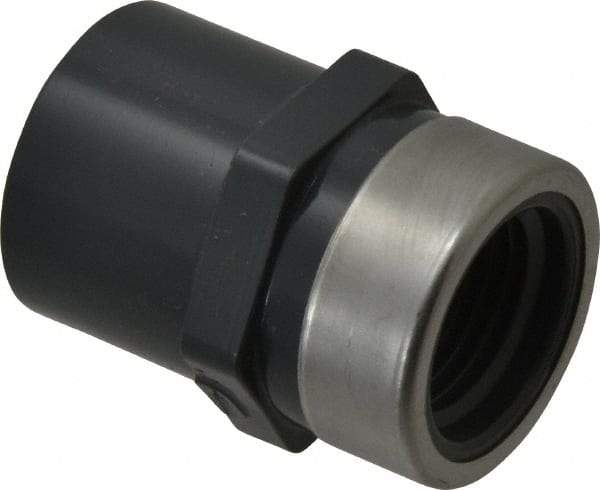 Value Collection - 1/2" PVC Plastic Pipe Reinforced Female Adapter - Slip x SR FIPT End Connections - Caliber Tooling