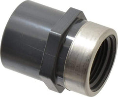 Value Collection - 3/4" PVC Plastic Pipe Reinforced Female Adapter - Slip x SR FIPT End Connections - Caliber Tooling