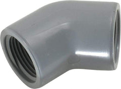 Value Collection - 3/4" CPVC Plastic Pipe 45° Elbow - Schedule 80, FIPT x FIPT End Connections - Caliber Tooling