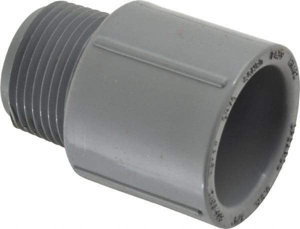 Value Collection - 3/4" CPVC Plastic Pipe Male Adapter - Schedule 80, MIPT x Slip End Connections - Caliber Tooling