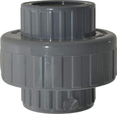 Value Collection - 1" CPVC Plastic Pipe Union with EPDM O-Ring - Schedule 80, FIPT x FIPT End Connections - Caliber Tooling