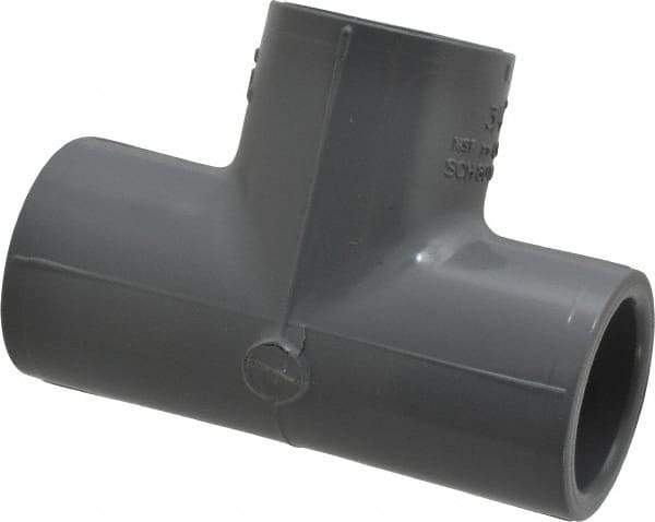 Value Collection - 3/4" CPVC Plastic Pipe Tee - Schedule 80, Slip x Slip x Slip End Connections - Caliber Tooling