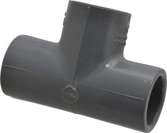 Value Collection - 3/4" CPVC Plastic Pipe Tee - Schedule 80, Slip x Slip x Slip End Connections - Caliber Tooling