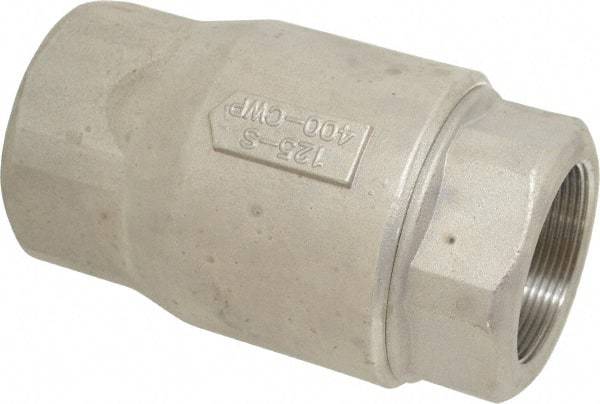 Conbraco - 2" Stainless Steel Check Valve - Inline, FNPT x FNPT - Caliber Tooling