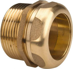 Federal Process - 1-1/4 Inch Pipe, Male Compression Waste Connection - Chrome Plated, Cast Brass - Caliber Tooling