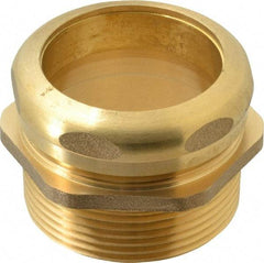 Federal Process - 1-1/2 Inch Pipe, Male Compression Waste Connection - Chrome Plated, Cast Brass - Caliber Tooling