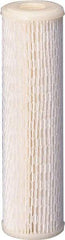 Value Collection - 2-1/2" OD, 30µ, Polyester Pleated Cartridge Filter - 9-3/4" Long, Reduces Sediments - Caliber Tooling