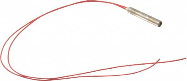 Hotwatt - 120 Volt, 1/4" Diam, 30 Watt, Low Density Cartridge Heater - 1-1/2" Long, 30 Watts per Sq In - Caliber Tooling