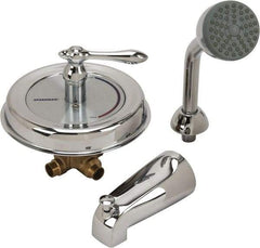 Speakman - Concealed, One Handle, Brass, Valve, Shower Head and Tub Faucet - Lever Handle, Steel Handle - Caliber Tooling