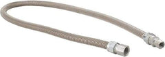 Dormont - 1/2" Inlet, 1/2" Outlet FIP x MIP Gas Connector - 48" Long, 1/2" Hose ID - Caliber Tooling